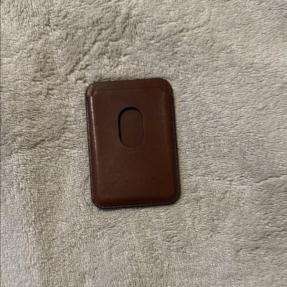 Brown Leather Card Holder